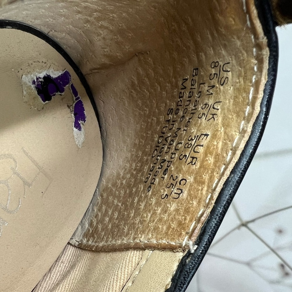 Franco Sarto Leopard Print Pointed Toe flats Loafers - Picture 7 of 12